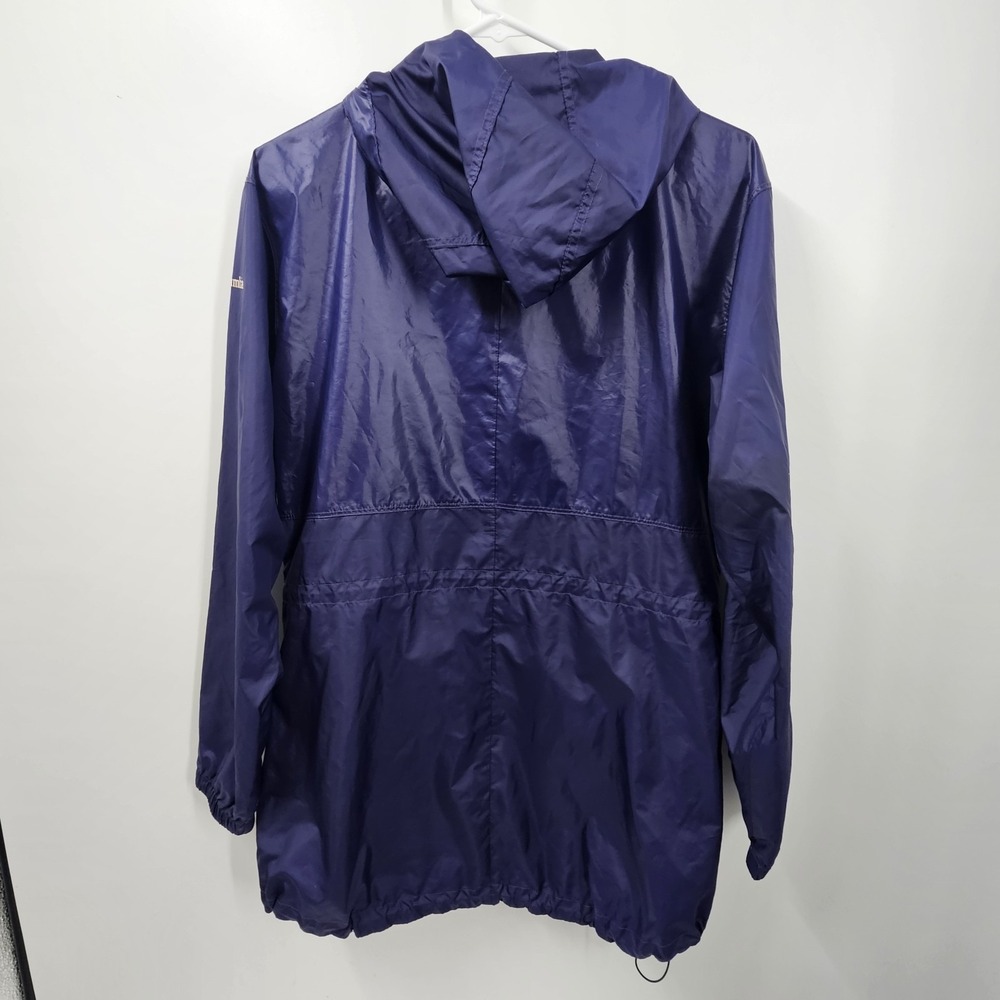 Columbia Women's Size Medium Spring Fall Windbreaker Jacket Full Zip Lightweight - Picture 2 of 8